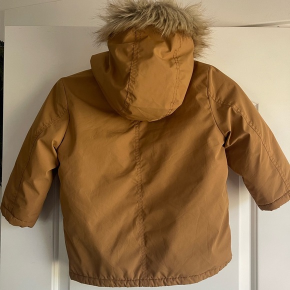 H&M Toddler Parka Camel - 3/4T - Picture 5 of 6